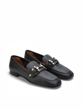MOKASYNY  HEGO'S MINA/D BOTTOLATO NERO