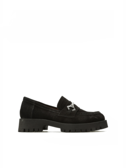 MOKASYNY  HEGO'S 3063 AL1 SUEDE BLACK