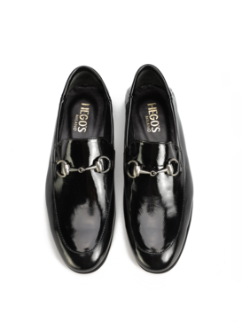 MOKASYNY HEGO'S 102-Y RUGAN BLACK