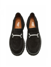 MOKASYNY  HEGO'S 3063 AL1 SUEDE BLACK