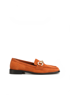 MOKASYNY  HEGO'S 464-10 CAMOSCIO TANGERINE