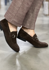 MOKASYNY  HEGO'S 101-Y SUEDE BROWN