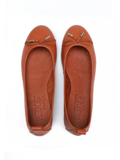 BALERINY HEGO'S MILANO BT2012 NAPPA TAN
