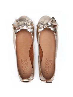 BALERINY HEGO'S BT2011 NAPPA LIGHT GOLD