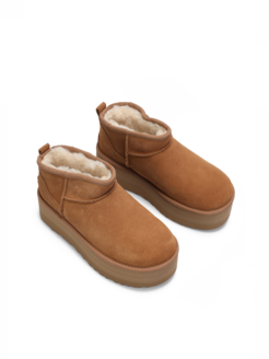 ŚNIEGOWCE UGG UGG_ ULTRA MINI PLATFORM CHESTNUT