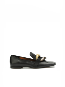 MOKASYNY  HEGO'S 1616 NAPPA NERO/ORO