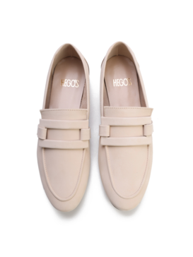MOKASYNY  HEGO'S CANDY NABUK BEIGE