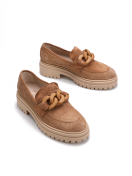 MOKASYNY  HEGO'S GARDENIA CROSTA CAMEL