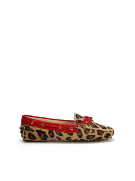 MOKASYNY  HEGO'S 2200 CAVALLINO LEOPARD/ROSSO