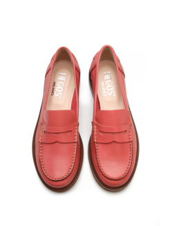 MOKASYNY HEGO'S ELSA-N25 VITELLO ROSA-SC
