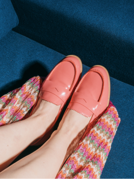 MOKASYNY HEGO'S 9005 VERNICE ROSA ANTICO
