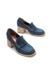MOKASYNY  HEGO'S GIADA CAMOSCIO BLU