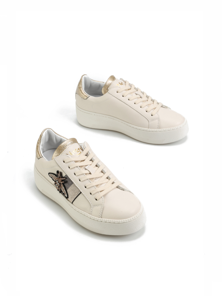 KREMOWE SNEAKERSY HEGO'S MILANO