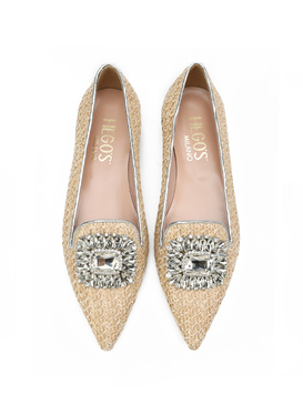 BALERINY HEGO'S 1731 RAFFIA NATURALE