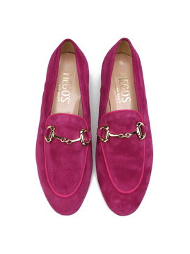 MOKASYNY HEGO'S 1759 CAMOSCIO MAGENTA