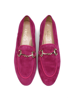 MOKASYNY HEGO'S 1759 CAMOSCIO MAGENTA