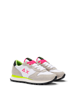 SNEAKERSY SUN68 Z33201 ALLY SOLID NYLON BIANCO/GIALLO