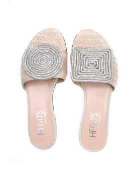 KLAPKI HEGO'S 1720/R RAFFIA NATURALE
