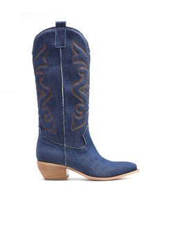 KOWBOJKI HEGO'S ELENA22 JEANS BLU