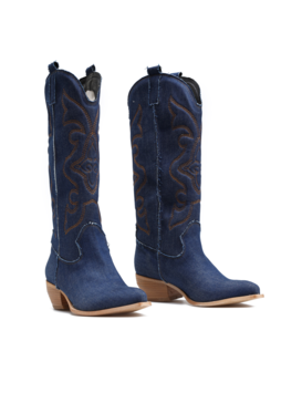 KOWBOJKI HEGO'S ELENA22 JEANS BLU
