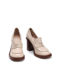 MOKASYNY HEGO'S VERA-N09 VITELLO AVORIO