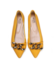 BALERINY HEGO'S P104 NAPPA SENAPE