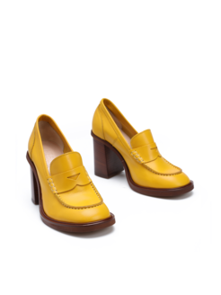 MOKASYNY Y HEGO'S VERA-N09 VITELLO GIALLO