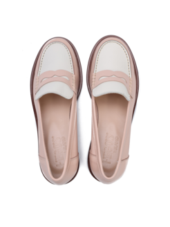 MOKASYNY HEGO'S ELSA-N25 VITELLO ROSA/GHIACCIO