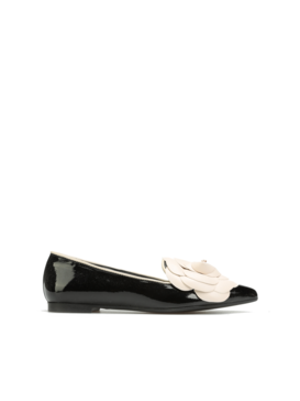 BALERINY HEGO'S 1589 NAPLAK NERO/PANNA