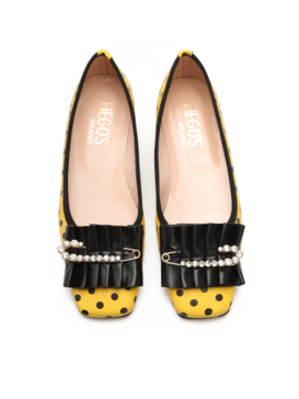 BALERINY HEGO'S 1645-TC NAPPA POIS SOLE