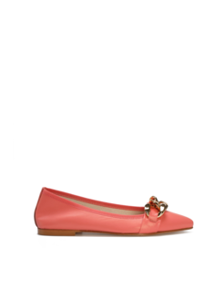 BALERINY HEGO'S P104 NAPPA CORALLO
