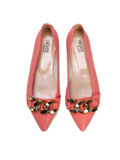 BALERINY HEGO'S P104 NAPPA CORALLO