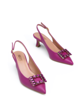 SZPILKI HEGO'S L440 NAPPA MAGENTA