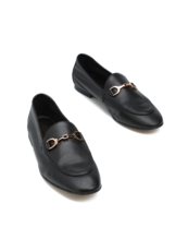 MOKASYNY HEGO'S L04010 NAPPA NERO