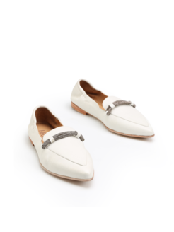 MOKASYNY HEGO'S V11-6.V12 NAPPA IVORY