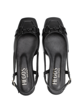 BALERINY HEGO'S M23032 NAPPA NERO
