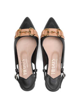 BALERINY HEGO'S M23087 NAPPA NERO