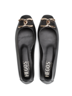 BALERINY HEGO'S M22080 NAPPA NERO