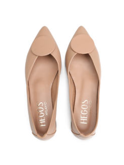 BALERINY HEGO'S M23070 NAPPA NUDE