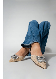 BALERINY HEGO'S 1737 RAFFIA NATURALE