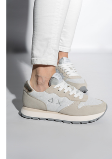 SNEAKERSY SUN68 Z33203 ALLY GLITTER TEXTILE BIANCO
