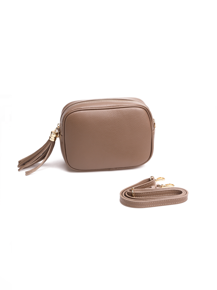 TOREBKA DAMSKA HEGO'S MILANO 2110 MARTELLATO TAUPE