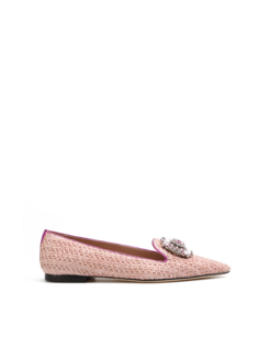 BALERINY HEGO'S 1731 RAFFIA ROSA/ROSA