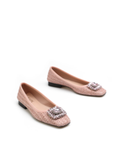 BALERINY HEGO'S 1726 RAFFIA ROSA