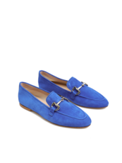 MOKASYNY HEGO'S P266 CAMOSCIO BLUETTE