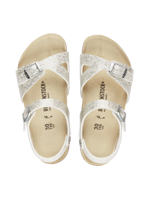 SANDAŁY DZIECIĘCE BIRKENSTOCK RIO KIDS BF COSMIC SPARKLE WHITE