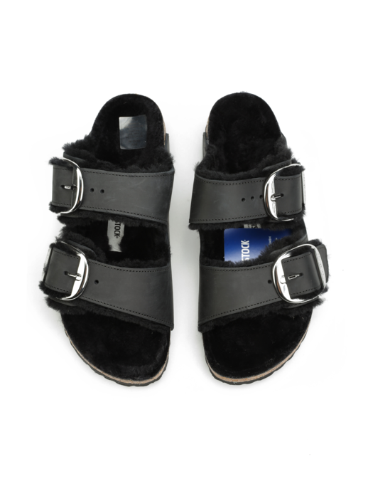 KLAPKI  BIRKENSTOCK ARIZONA BB SHEARLING FL BLACK