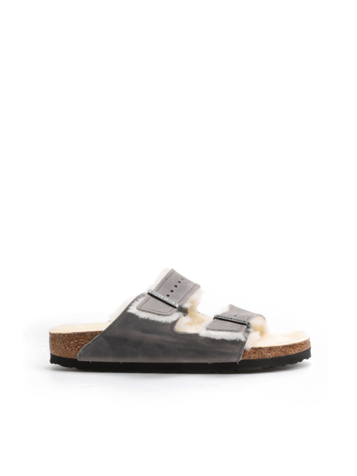 KLAPKI BIRKENSTOCK  ARIZONA LEOI SHEARLING IRON