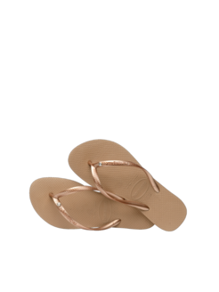 KLAPKI HAVAIANAS HAV.SLIM CRYSTAL GLAMOUR ROSE GOLD