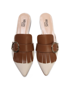 KLAPKI  HEGO'S P106 NAPPA ICE/CUOIO